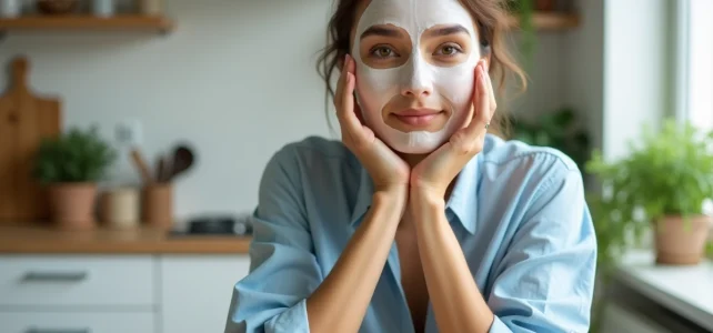 Les solutions innovantes pour raffermir votre double menton naturellement avec un masque